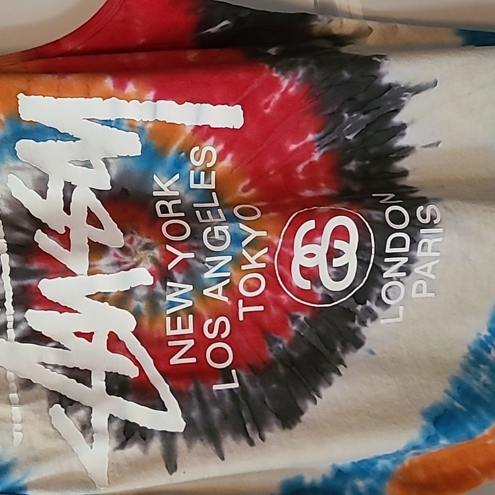 Stussy Tie-Dye Tank Top Size M Medium - Picture 3 of 5